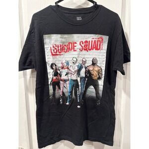 Suicide Squad DC Comics Movie Graphic T Shirt Arkham Mens Size M